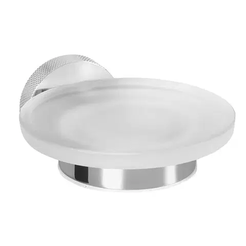 SAPHO LARISSA mýdlenka, mléčné sklo, chrom WS002