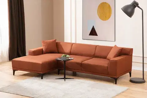 Rohová sedací souprava Petra L Corner - Orange