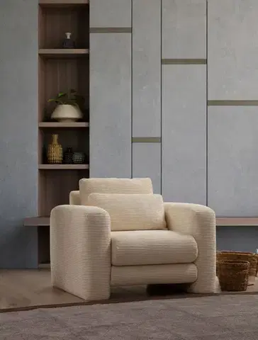 Křeslo ušák Lily Beige - Wing