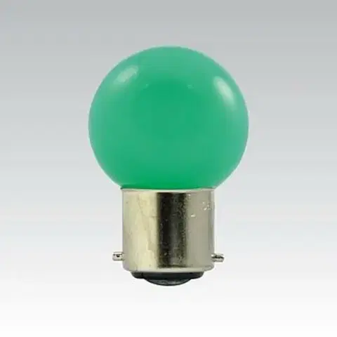 NBB LED G45 230-240V 1W/017 COLOURMAX B22d ZELENÁ IPX4 250655140