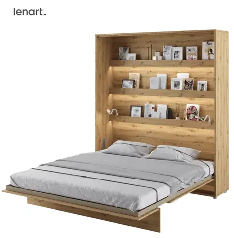 Dig-net nábytek Sklápěcí postel Lenart BED CONCEPT BC-13 dub artisan | 180 x 200 cm