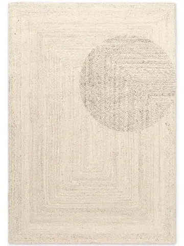 Hanse Home, Kusový koberec Juno 106323 White, 120x180, bílá, chodba / předsíň