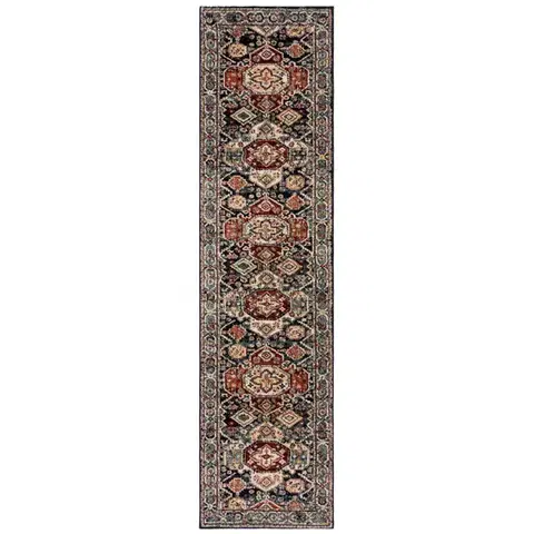 Flair Rugs, Běhoun Sincerity Royale Gillingham Blue, 60x230, vícebarevná, chodba / předsíň