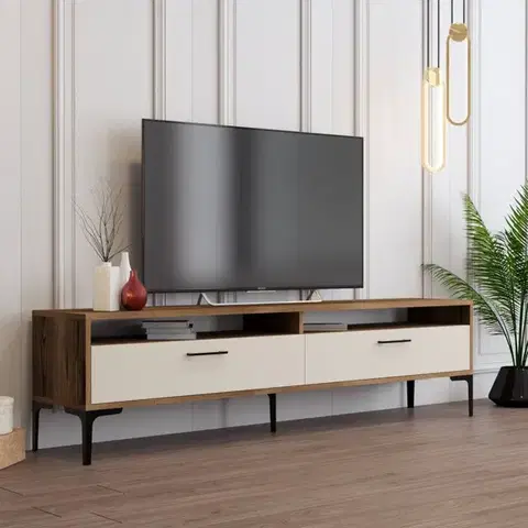 TV stolek Istanbul 2 - Walnut Cream