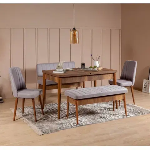 Lavice Vina Bench Soho, Walnut