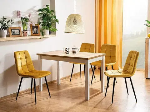 Jídelní židle MILA VELVET černá Signal