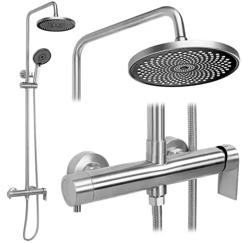 REA Sprchový set Hunter Brush Nickel REA-P8928