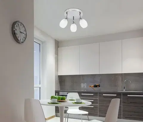 LED stropní svítidlo SMD 3x6W 34cm RICO CHROM