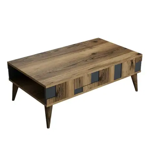 Konferenční stolek Madrid Anthracite and Walnut
