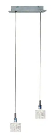 Stropní lampa32-05922 Rubik 2X40 G9chromový krystal