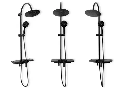 REA Sprchový set s baterií 150mm Vigo černý REA-P7001
