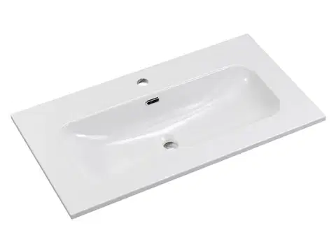 ArtCom Keramické umyvadlo FLY 80 | E-8073-80 | bílý lesk 80 cm
