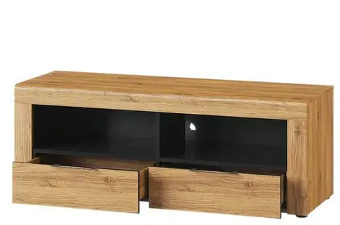 Szynaka TV stolek Kama II 24 119 cm dub Camargue/černý