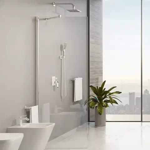 OMNIRES MARINA walk-in, 90 cm chrom / transparent /CRTR/ DNR90XCRTR