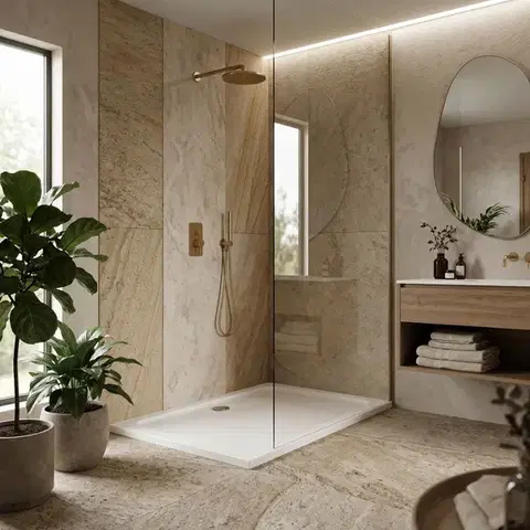 REA Sprchová akrylová vanička Belmond White 90x120 REA-K4373