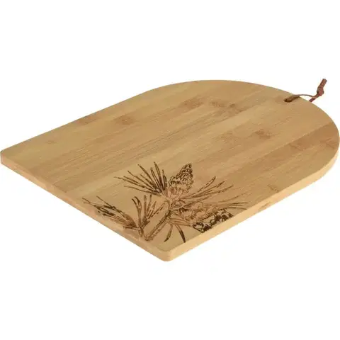 Vánoční servírovací tác z bambusu 35 × 26,5 × 1,5 cm