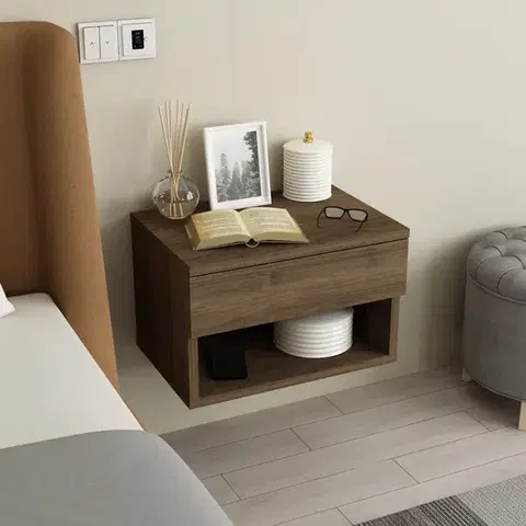 Noční stolek Ribes - Walnut