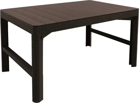 KETER Zahradní stůl ONLY rattan | hnědá