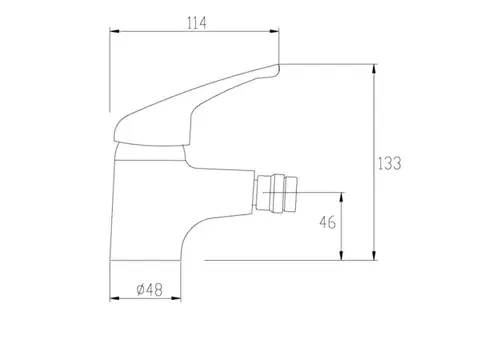 INVENA Bidetová baterie PEREA BB-05-001-Q