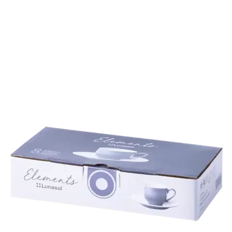 Mokka set 8 ks 90 ml – Elements East grey - 492408