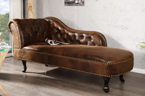 Chesterfield lenoška ZETHOS Dekorhome