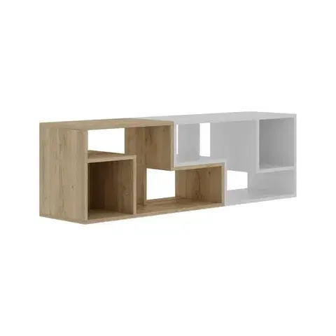 TV stolek Glis - Sapphire Oak, White