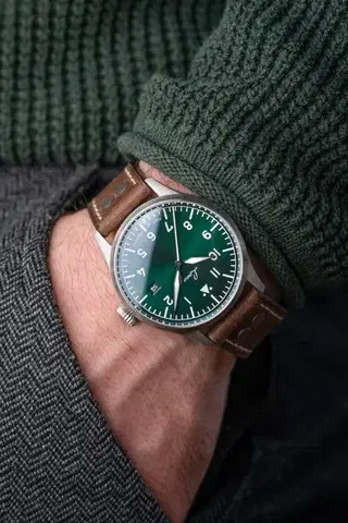 Laco Flieger Stuttgart Pro Grün 43 Automatic