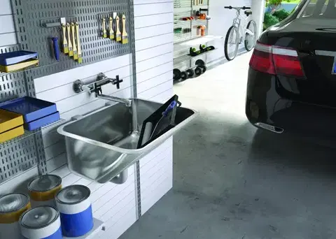 DEANTE Technický dřez, 1-bowl vestavný nebo nástěnný ZYK_010B