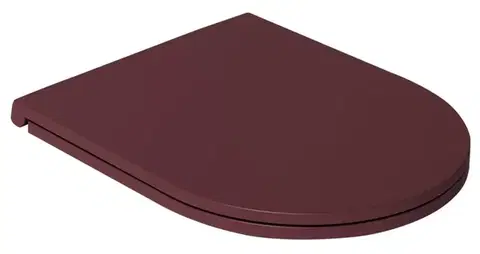 ISVEA INFINITY WC sedátko, SLIM, Soft Close, Easy Take, maroon red 40KF0543I
