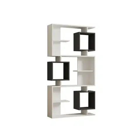Knihovna Icardi Anthracite and White