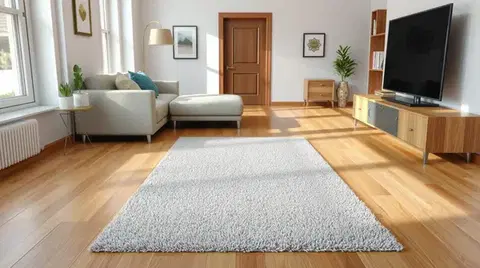 Ayyildiz, Kusový koberec Life Shaggy 1500 light grey, 60x110, šedá, ložnice