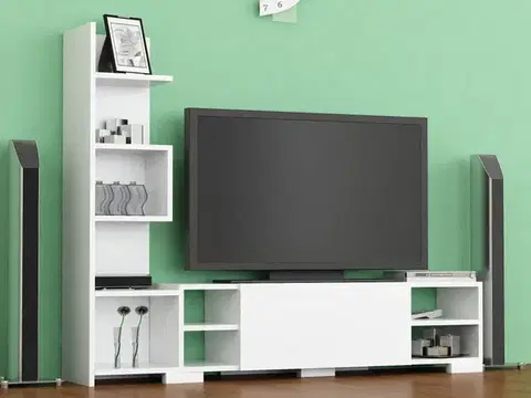 TV stěna / Sestava pod TV Pera - White