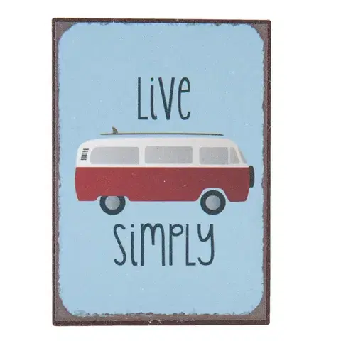 Magnet Live simply - 5*7* cm Clayre & Eef