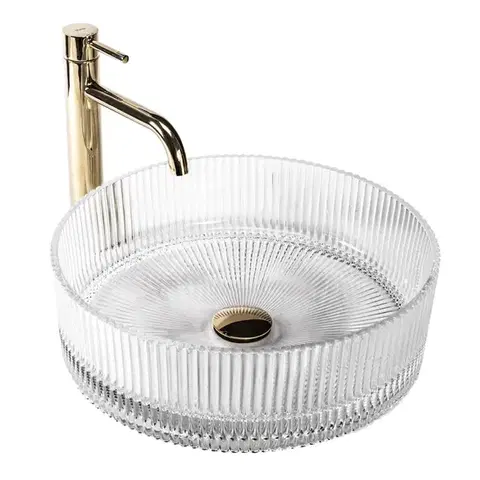 REA Umyvadlo na desku Ingrid Transparent REA-U0278