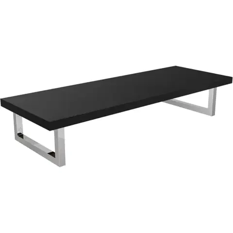CERANO Deska pod umyvadlo Navira Pro + 2 konzole pod desku černá matná 80x3,6x46  CER-606081
