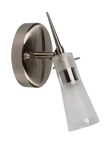 Nástěnná lampa saténový nikl nástěnná lampa Tira