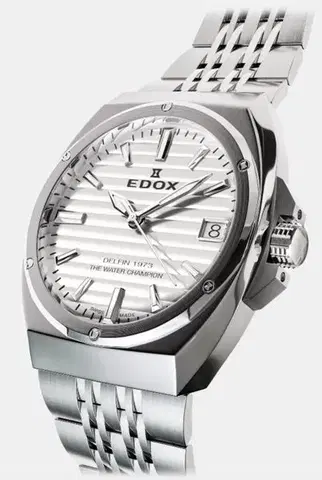 EDOX Delfin The Original 1973 Date - Ladies 50504-3M-AIN
