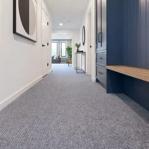 Betap, Běhoun na míru Polo grey (čistící zóna), šíře 150 cm, šedá, chodba / předsíň