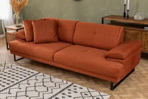 Trojmístná rozkládací pohovka Mustang - Orange