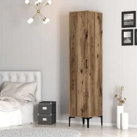 Šatní skříň Kumsal S - Walnut