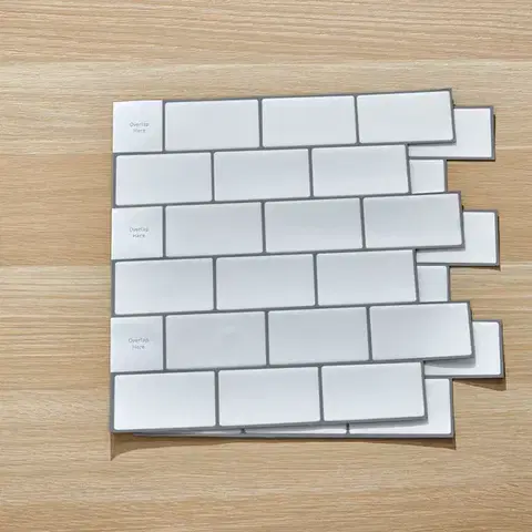 10 samolepicích dlaždic 3D