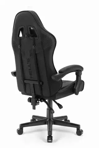 Černá herní židle 1004 BLACK