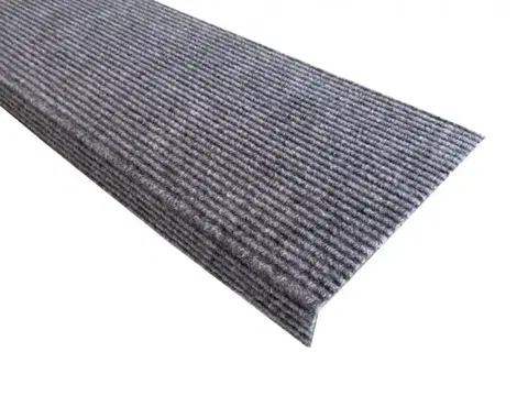Vopi Nášlapy na schody Quick step šedý obdélník, samolepící - 24x65 obdélník (rozměr včetně ohybu)