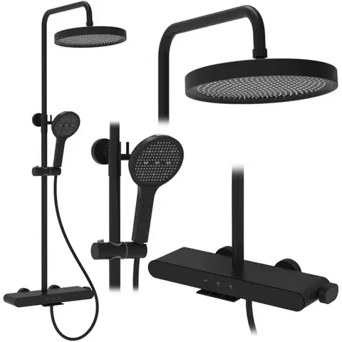 REA Sprchový set Farel Black REA-P0354