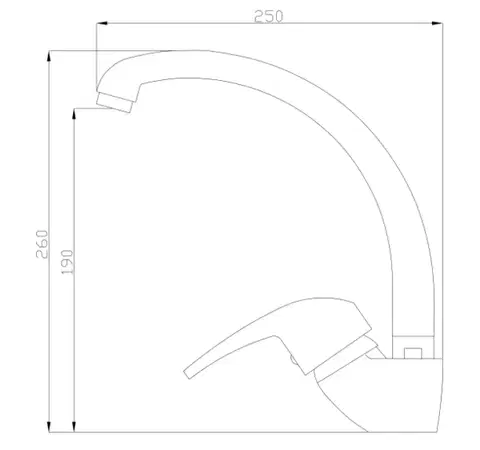 INVENA Dřezová baterie AVA NEW BZ-06-L01-Q