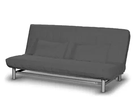 Potah na pohovku IKEA  Beddinge krátký barva šedá látka pletený vzor