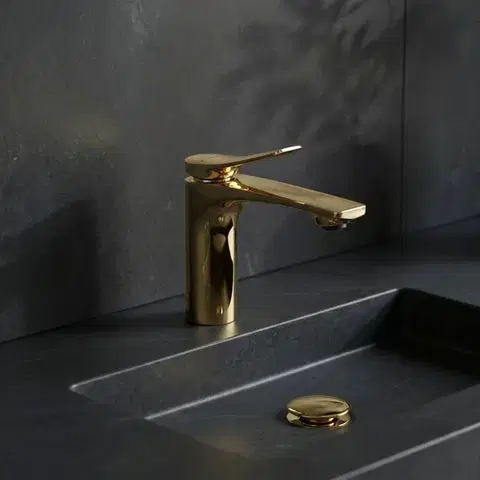 REA Umyvadlová baterie PREMIUM Vision Gold Low REA-B6341