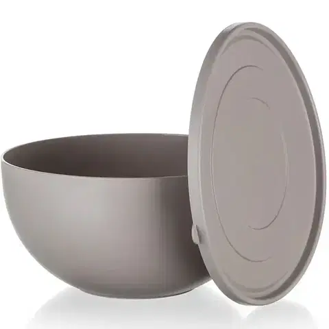BANQUET Miska plastová s víkem CULINARIA průměr 24,7 cm 4 l, Latte   