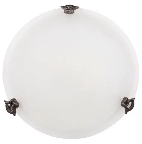 Stropní nástěnná lampa sklo 60W E27 40cm Eva