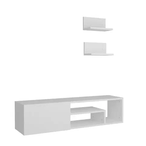TV stěna / Sestava pod TV Zeplin - White